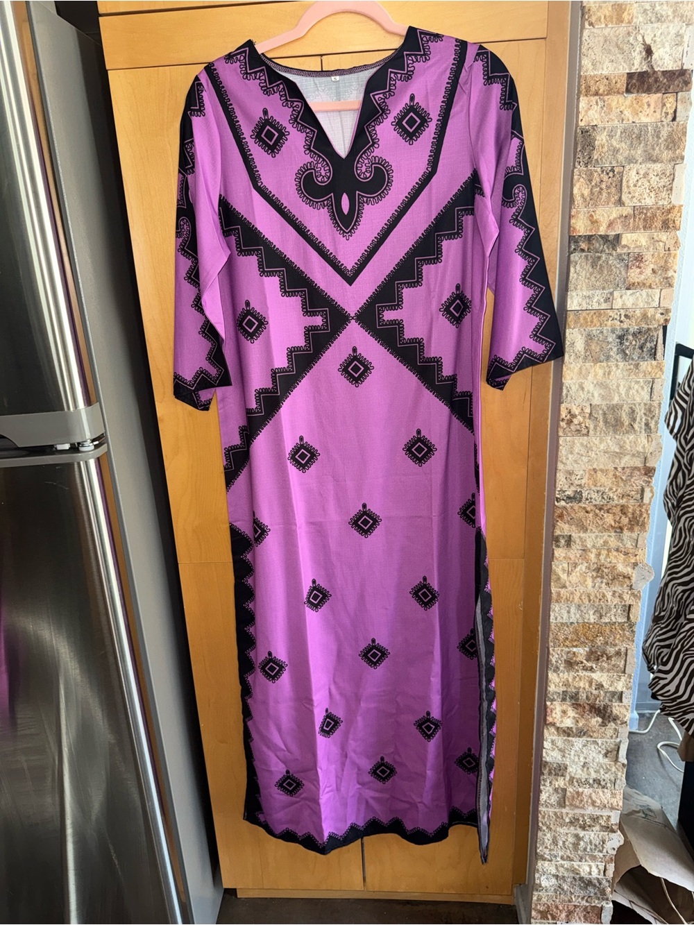 Purple Tribal Caftan-NEW!